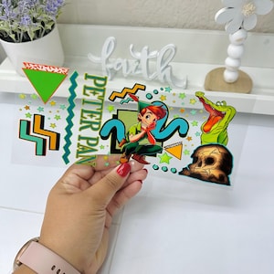 Cartoon UVDTF Cup wrap, Ready to apply, High Quality, Libbey Cup Wraps, Easy application, Transfer, Glass Can Wraps, Waterproof