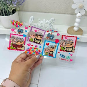 Cartoon UVDTF Cup wrap, Ready to apply, High Quality, Libbey Cup Wraps, Easy application, Transfer, Glass Can Wraps, Waterproof