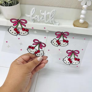 Cartoon UVDTF Cup wrap, Ready to apply, High Quality, Libbey Cup Wraps, Easy application, Transfer, Glass Can Wraps, Waterproof