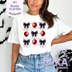 Horror Coquette, Ready to Press DTF Transfers, Halloween DTF Transfer, Heat Press, Direct to Film Transfers, DTF Print,, Heat Transfer