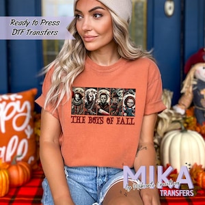 Horror Movie Character, Ready to Press DTF Transfers, Halloween DTF Transfer, Heat Press, Direct to Film Transfers, DTF Print, Heat Transfer