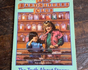 The Babysitters Club #3 The Truth About Stacey by Ann M. Martin Vintage 80’s Young Adult Book