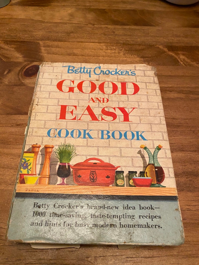 1954 Betty Crockers GOOD AND EASY Cook Book image 1