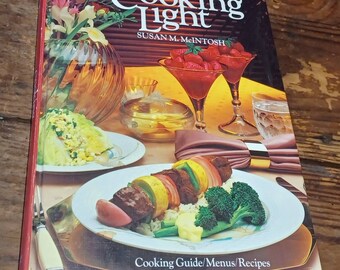 1983 Southern Living Cooking Light vintage 80s cookbook