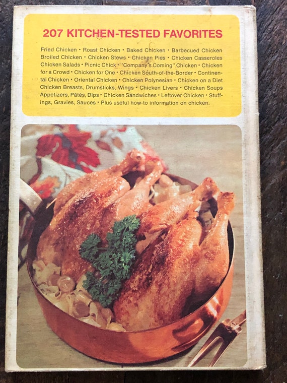 1960 1968 Family Circle Great Chicken Recipes Vintage Cookbook Hardcover