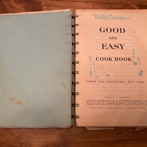 1954 Betty Crockers GOOD AND EASY Cook Book image 9
