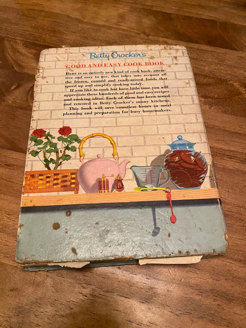1954 Betty Crockers GOOD AND EASY Cook Book image 2