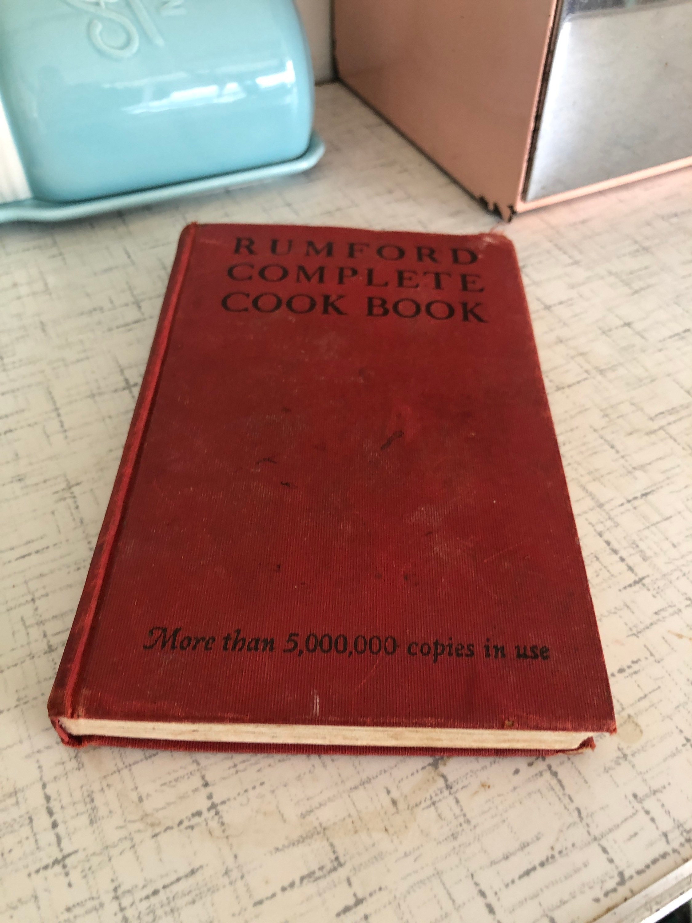 Rumford Complete Cook Book 1908 1945 Vintage Cookbook Etsy