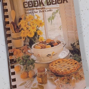 1985 COOK BOOK Beacon Baptist Church Favorite Recipes From Our Best Cooks Vintage Cookbook