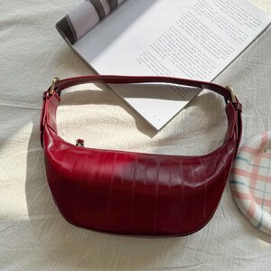 Elegante Tasche, Lederhandtasche, kleine obere Griff, Frauen Abendtasche