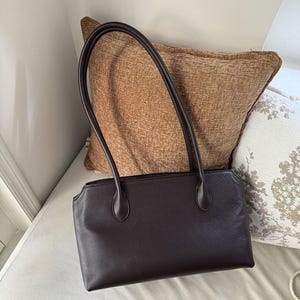 Minimal Tote Bag,Genuine Leather Shoulder Bag,Design Classic Handbag
