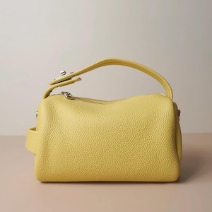 Minimalistische leren tas,kleine leren handtas,damesschoudertasje