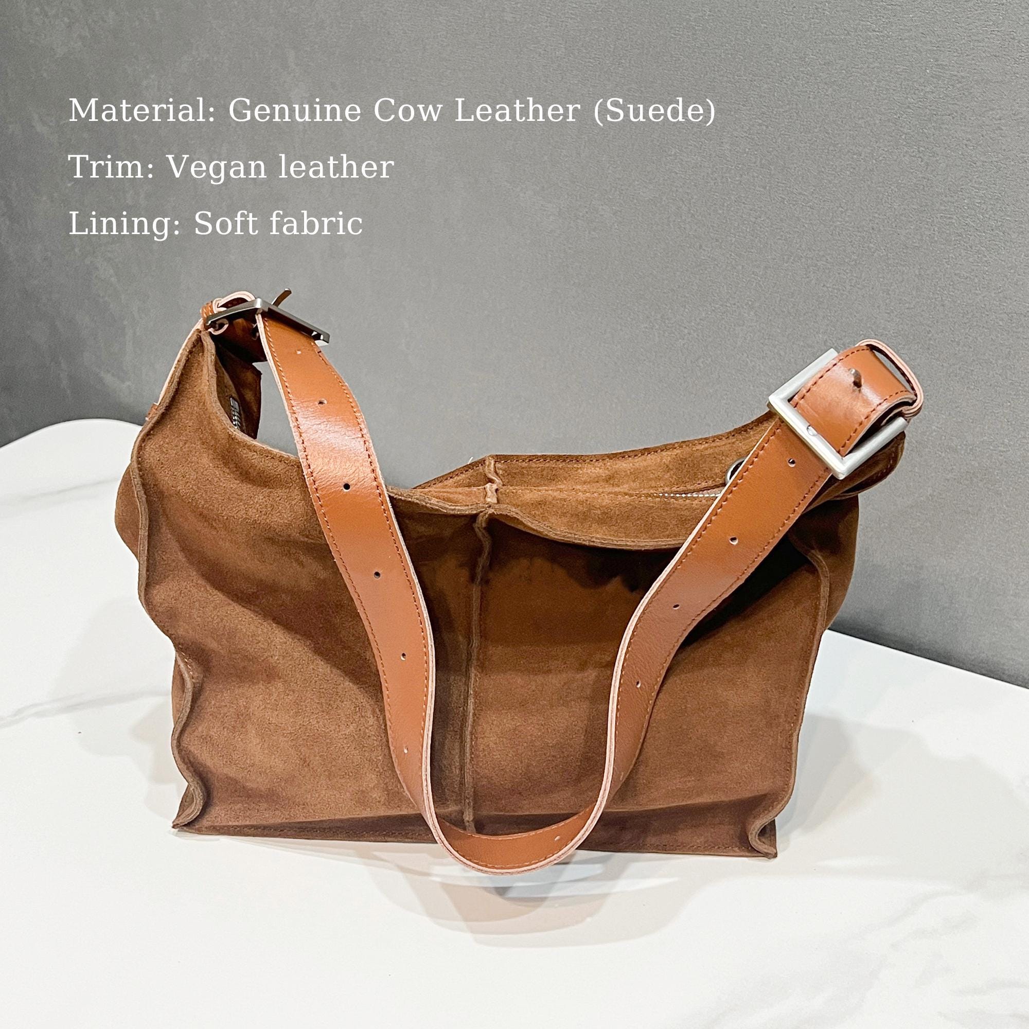 Matte Luxe Suede Tote