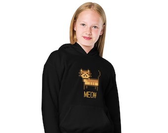 Kids Cat Meow Hoodie