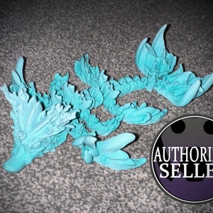Articulated dragon fidget 3D Printed dragon flexi gift desk buddy gift for adults stress relief boy girl collectible decor