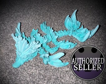 Articulated Flexi Dragon Fidget: 3D Printed Desk Decor