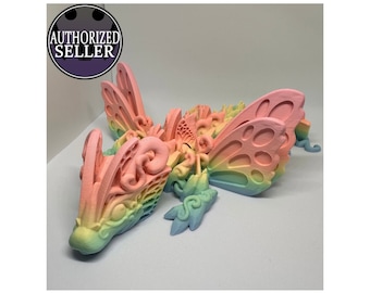 Cinderwing Butterfly Dragon: 3D Printed Articulated Fidget Decor
