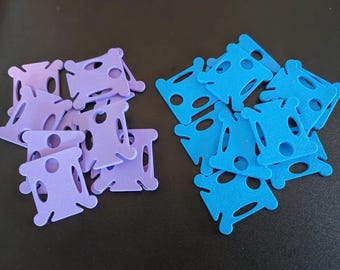 Bobines de fil dentaire imprimées en 3D : organiseur de fil au point de croix