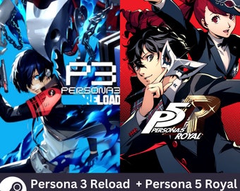 Persona 3 Reload Digital Premium Edition + Persona 5 Royal Edition, Global Steam Game, Offline Mode, Please Read Description