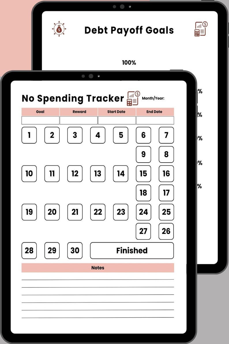 2026 Budget Planner Printable Canva Template PDF With Calendar