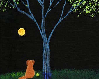 Golden Retriever Dog REFLECTION Limited Edition Art PRINT of Todd Young painting