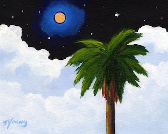 FLORIDA NIGHT edição limitada PRINT da pintura de Todd Young