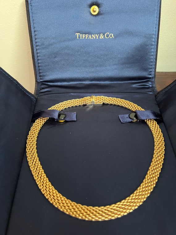 Authentic Tiffany 18k Somerset choker, Rare Tiffa… - image 6