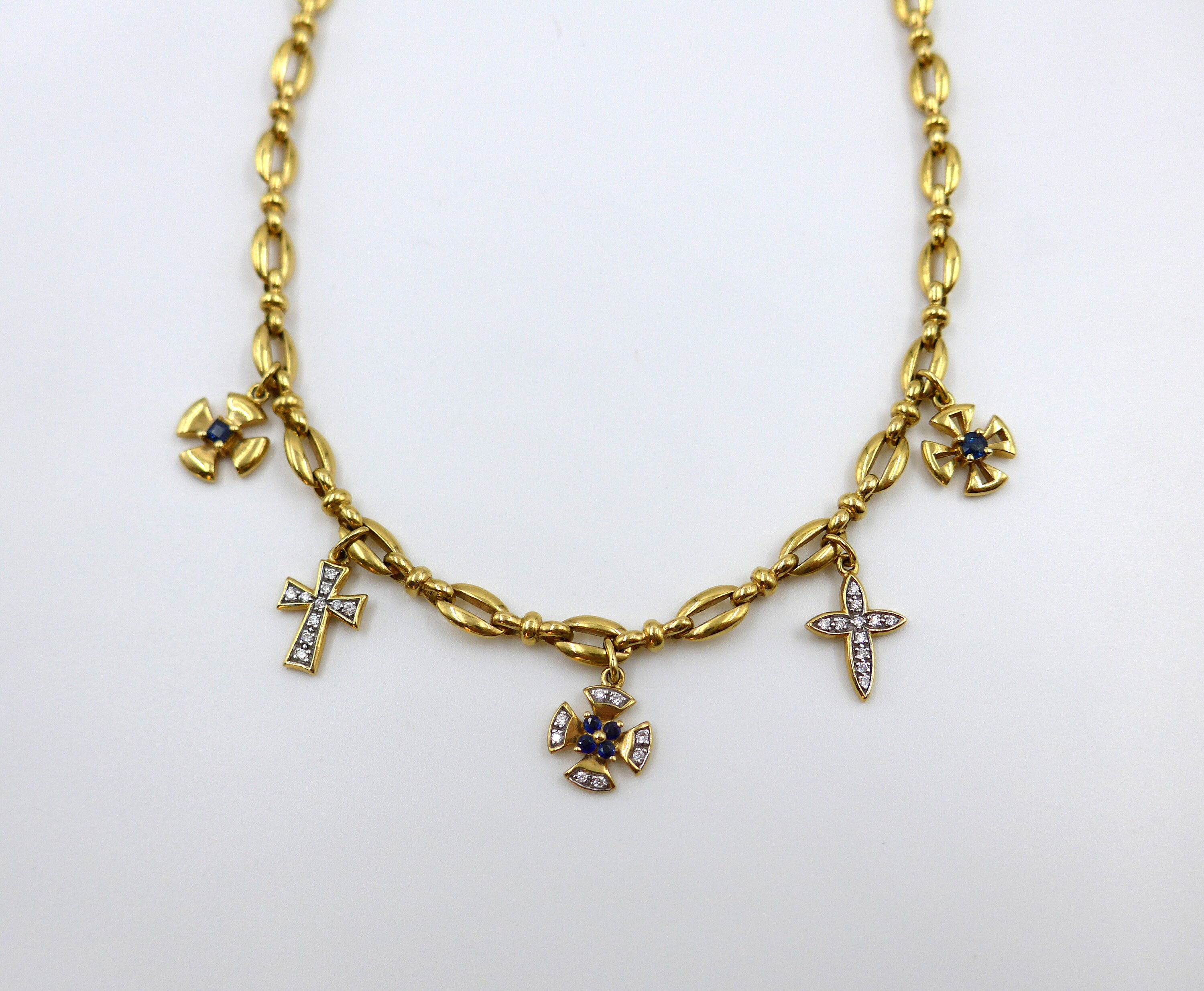 18k Yellow Gold Diamond Cross Bracelet - Etsy 18k Yellow Gold Diamond Cross Bracelet - Etsy