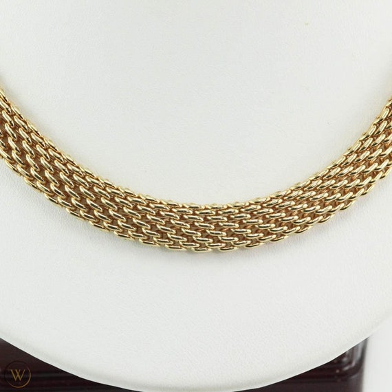 Authentic Tiffany 18k Somerset choker, Rare Tiffa… - image 2