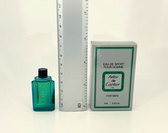 サントス ドゥ カルティエ ミニ香水 4ml。 0.13液量オンスビンテージ