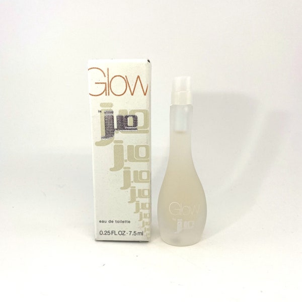 Glow Jennifer Lopez mini perfume 7.5 ml. 0.25 fl.oz. VINTAGE