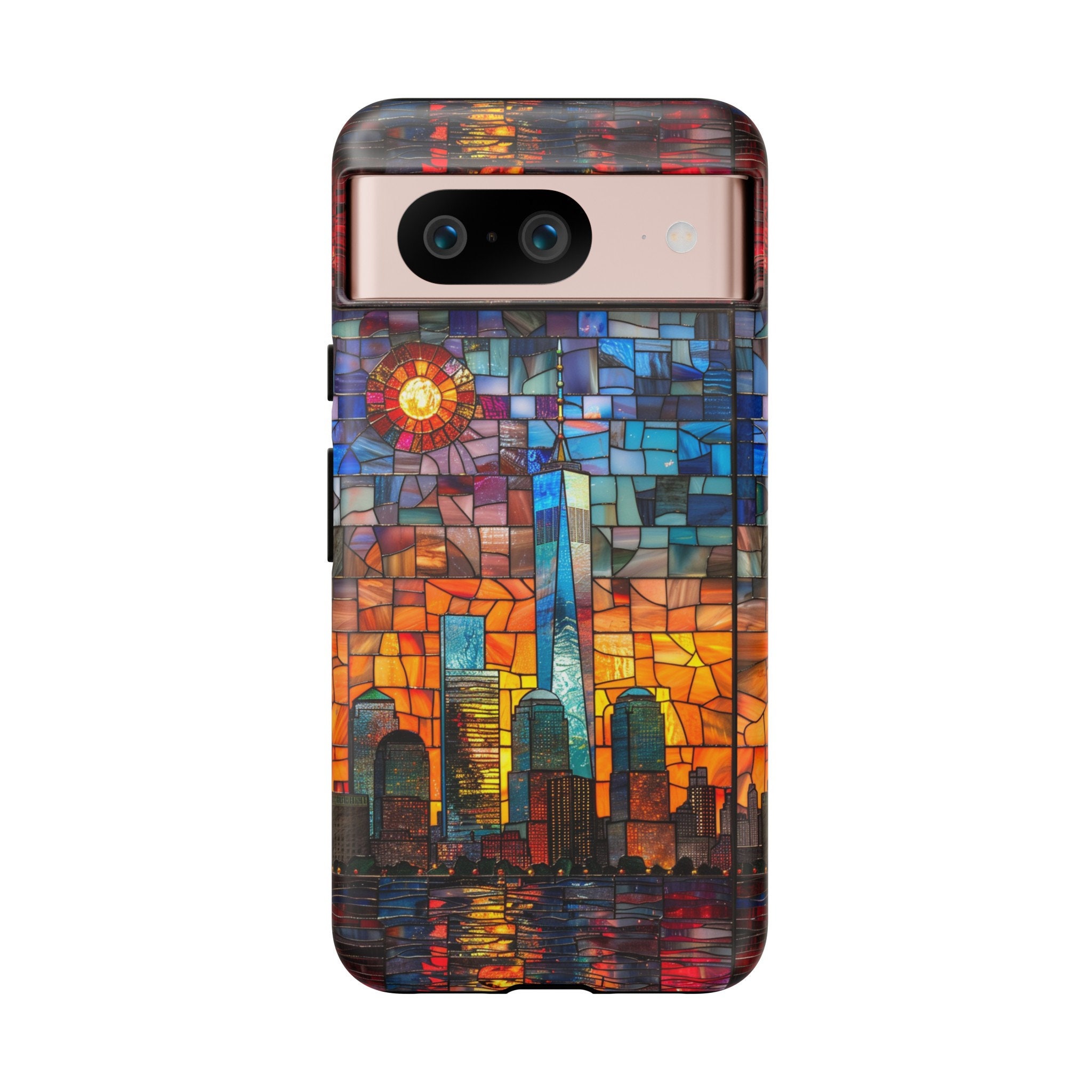 New York City Skyline in Stained Glass for Android Tough Cases | Google ...