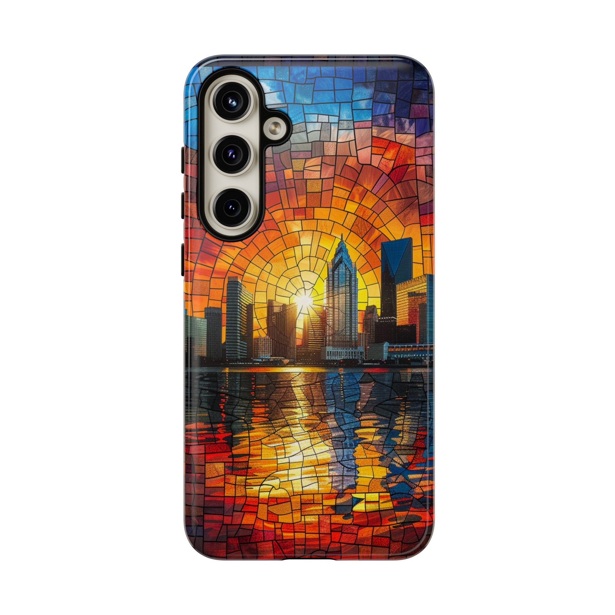 Jacksonville Skyline in Stained Glass for Android Tough Cases | Google ...