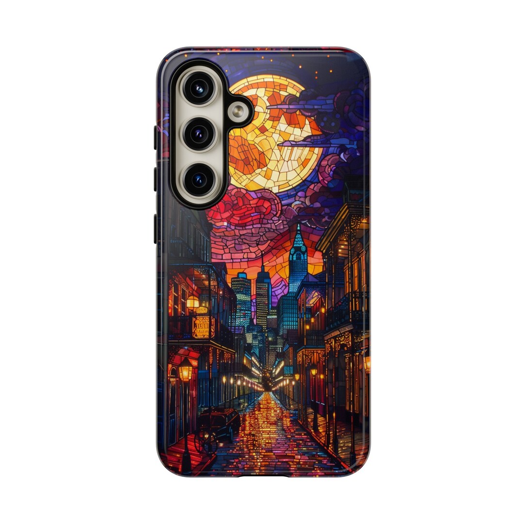 New Orleans Skyline in Stained Glass for Android Tough Cases | Google ...