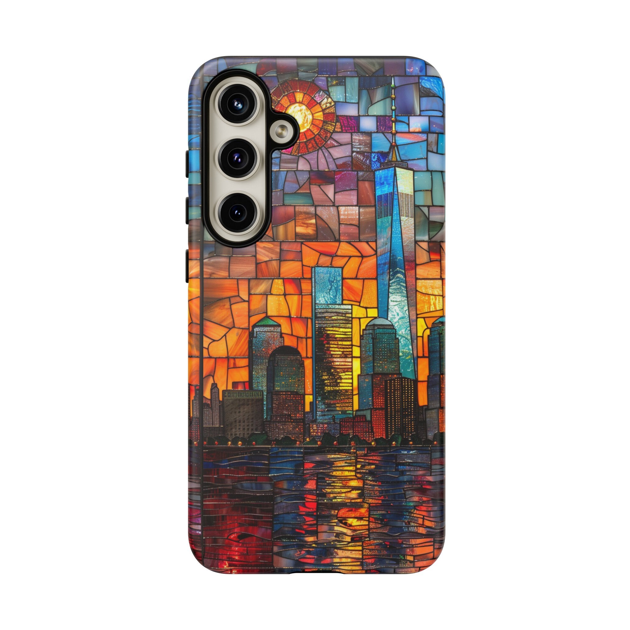 New York City Skyline in Stained Glass for Android Tough Cases | Google ...