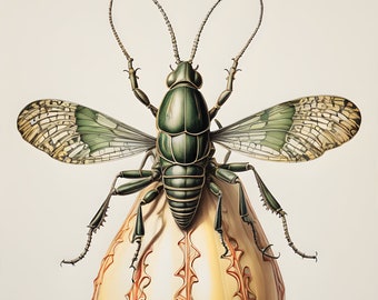 Haeckel Inspired Digital Artwork Surrealist Botanical Fantasy ...