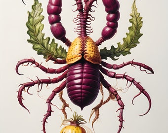 Haeckel Inspired Digital Artwork Surrealist Botanical Fantasy ...