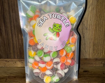 Freeze dried sour skittles