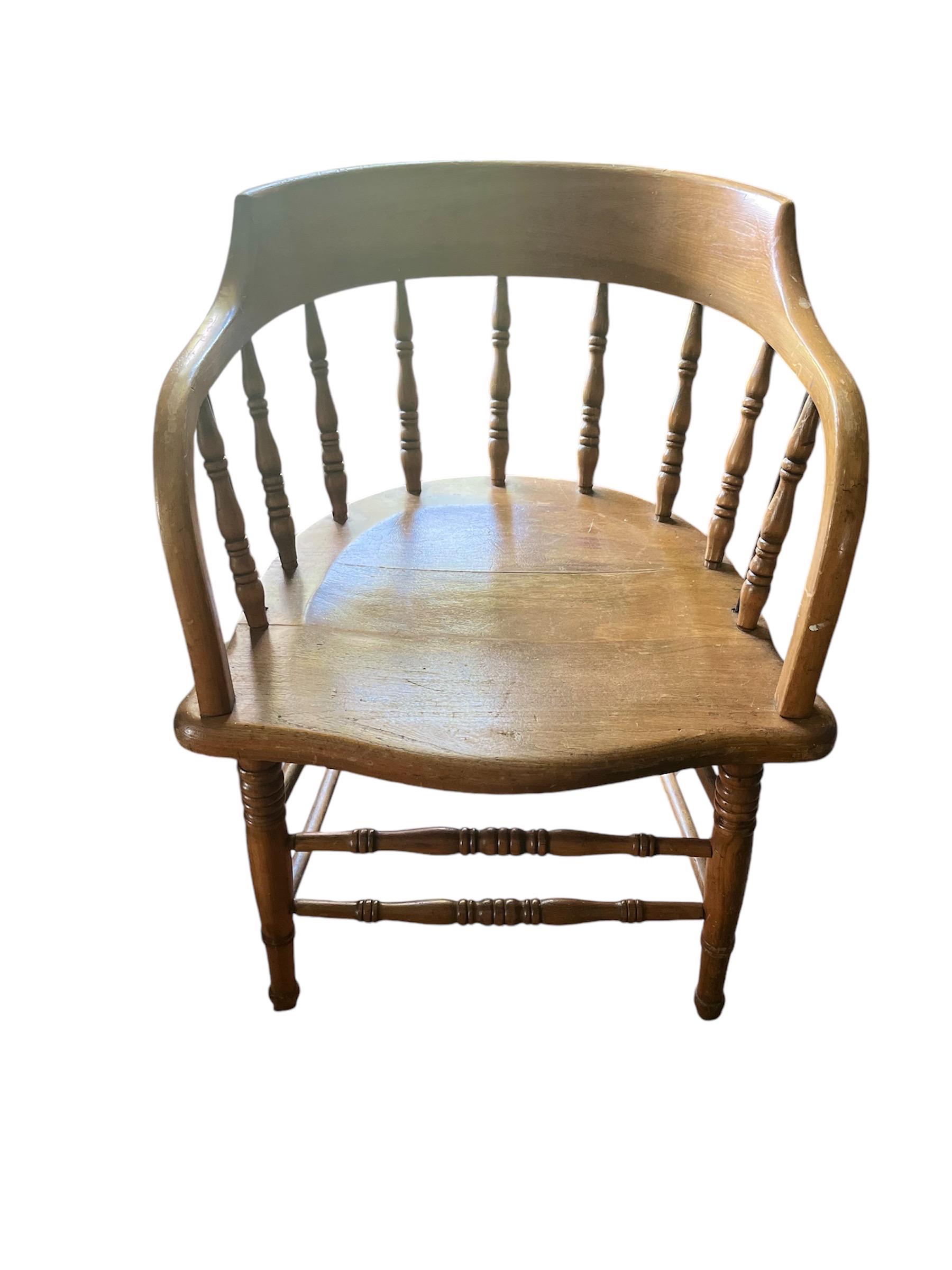 Oak Captains Chairs Etsy