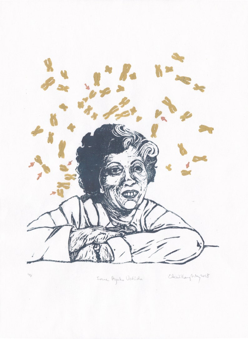 woman in science Portrait of genetist /& cytologist Irene Ayako Uchida