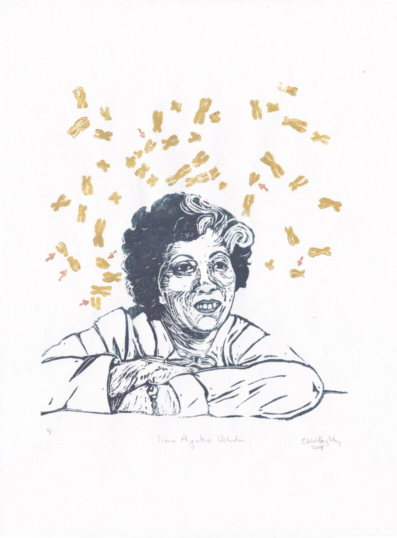 woman in science Portrait of genetist /& cytologist Irene Ayako Uchida