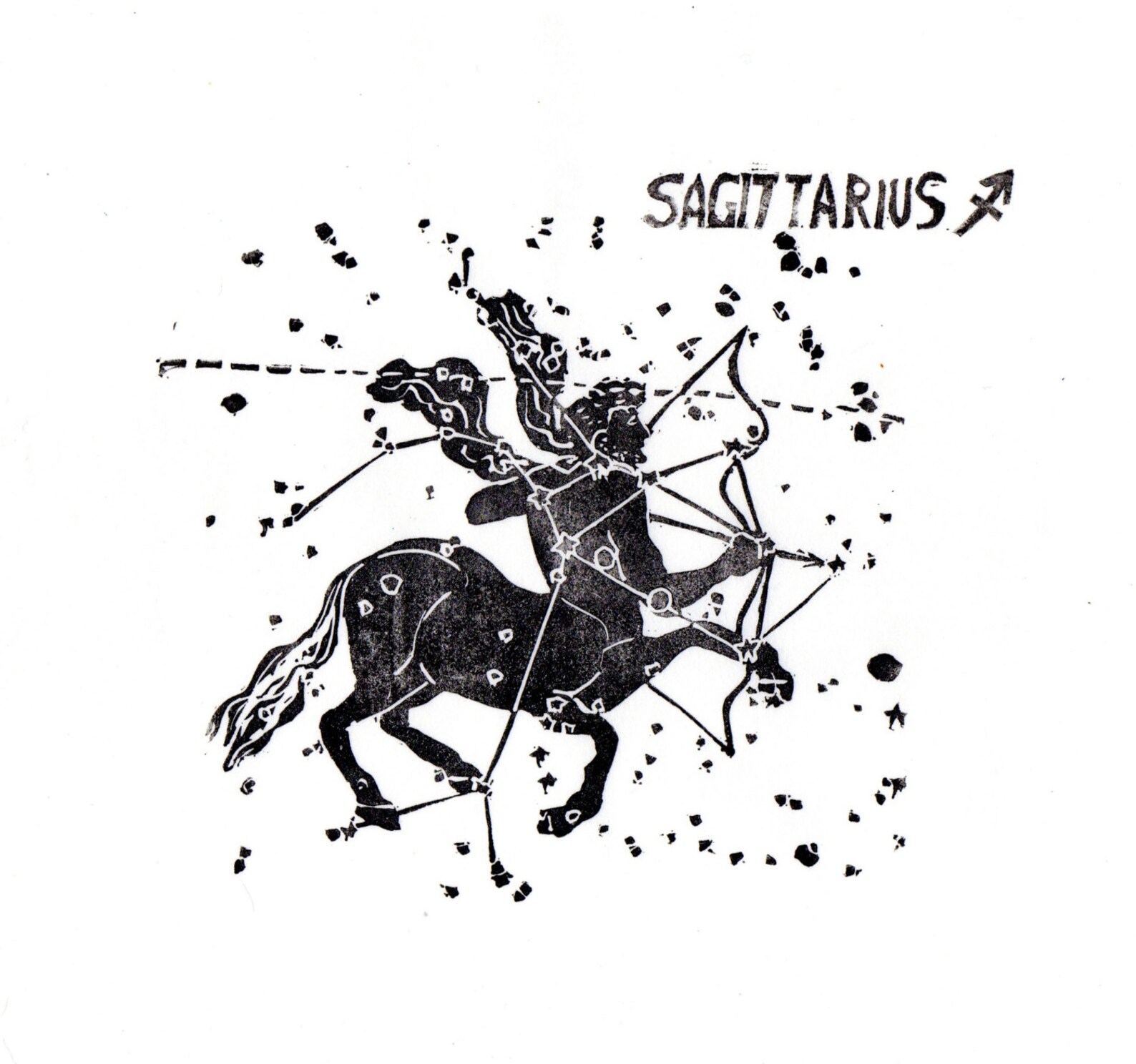 Стрелец схема созвездия