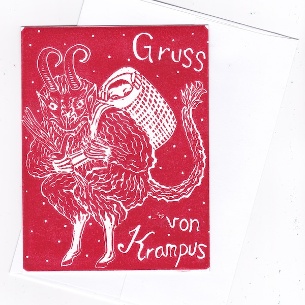 Krampuskarten - Etsy