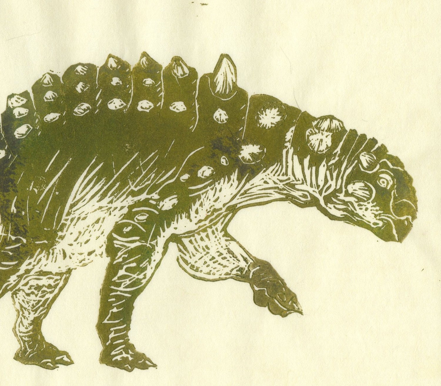Euoplocephalus Linocut Hard Headed Vegetarian Dinosaur Lino Etsy Euoplocephalus Linocut Hard Headed Vegetarian Dinosaur Lino Etsy