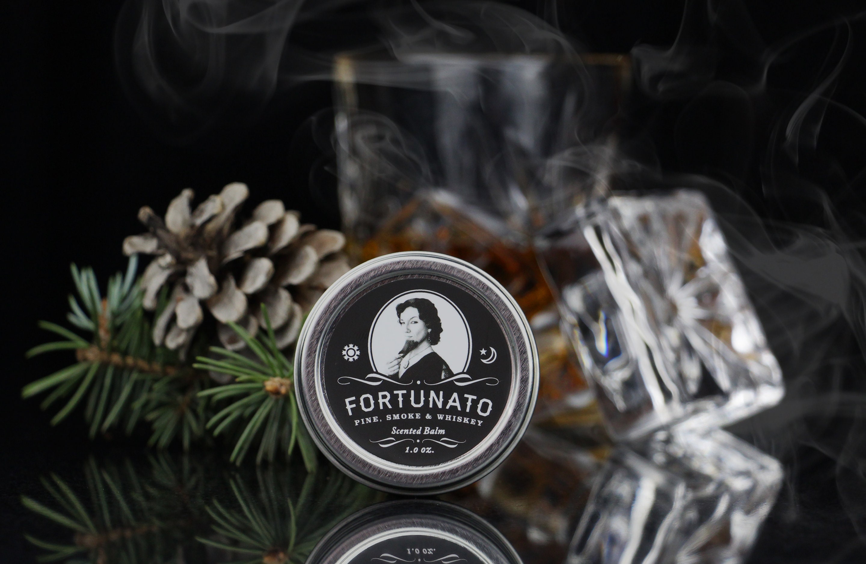 Fortunato Pine Smoke and Whiskey Scented Balm Etsy