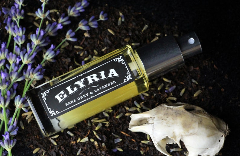 Elyria Earl Grey and Lavender Perfume Oil Spray image 2