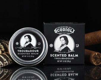 Troubadour - Tobacco & Leather Scented Balm