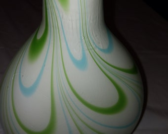 Vase artistique en verre soufflé à la main