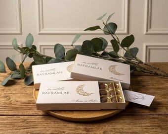 Personalisierte Toffifee Banderole „Mutlu Bayramlar“ | Bayram Geschenk | Eid/Ramadan | Namen & Wunschtext