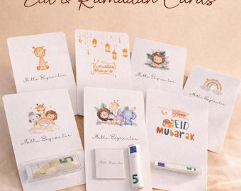 Tarjetas de efectivo Bayram | Tarjeta de dinero de Ramadán | Tarjeta de dinero Eid | Ramazán Hediye Karti | regalo de ramadán